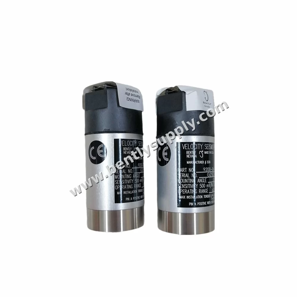 Bently Nevada 9200-02-01-10-00 product photo — Bently Nevada 9200-02-01-10-00 Two-Wire Velocity Seismoprobe Transducer